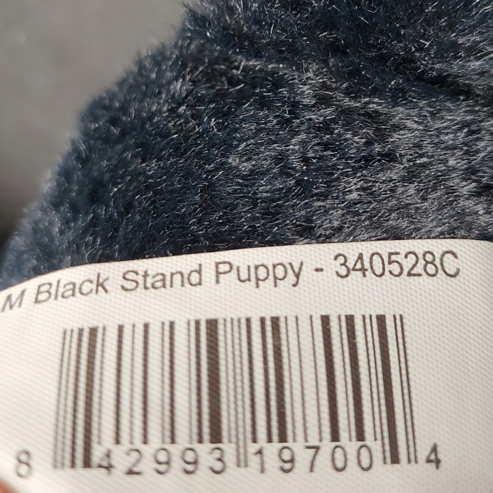 Walmart Medium Black Schnauzer Puppy Dog Plush Stuffed Animal Realistic Toy - Picture 4 of 12
